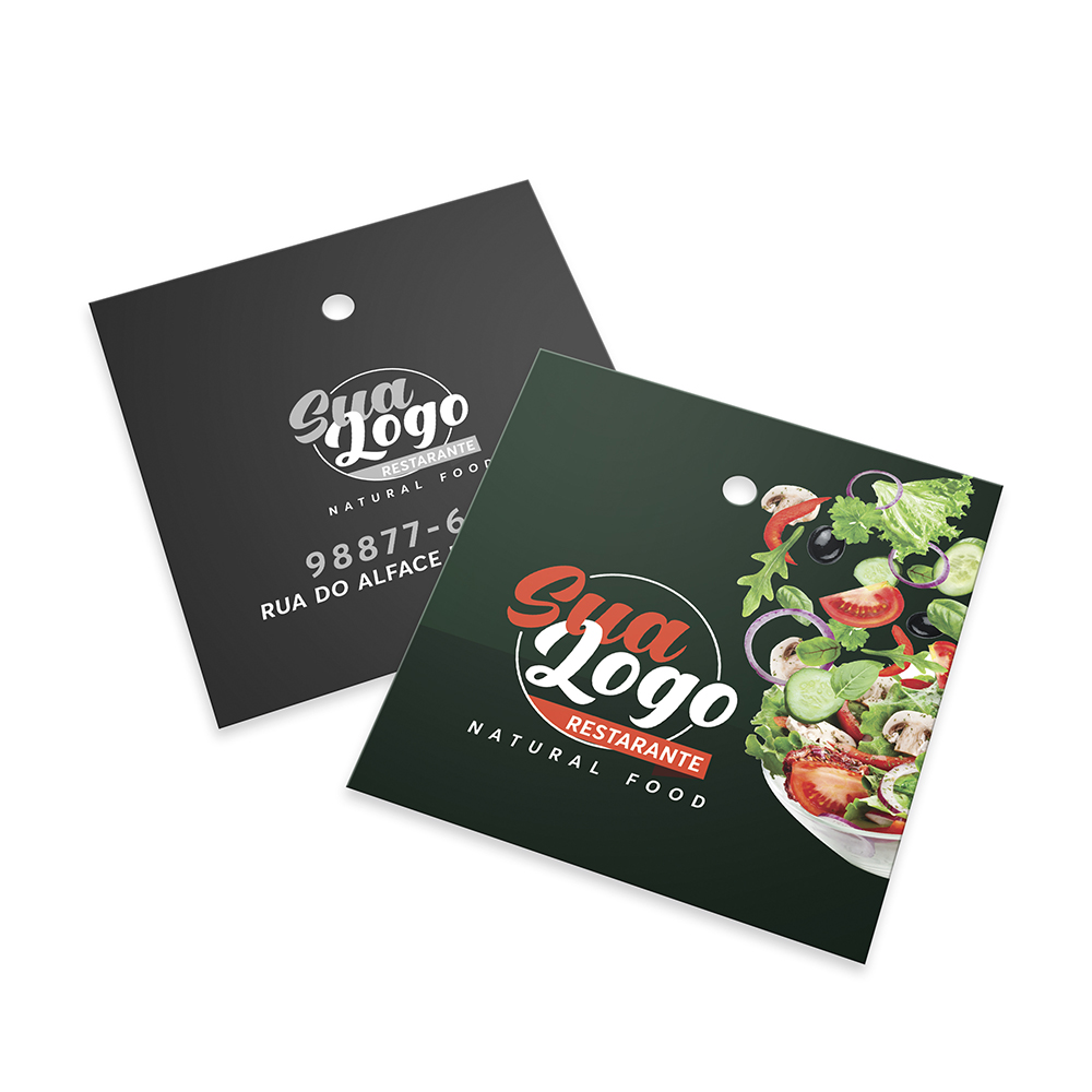 Tags Padrão Furo Couchê 250g Sem Laminação E Sem Verniz (45x51mm)