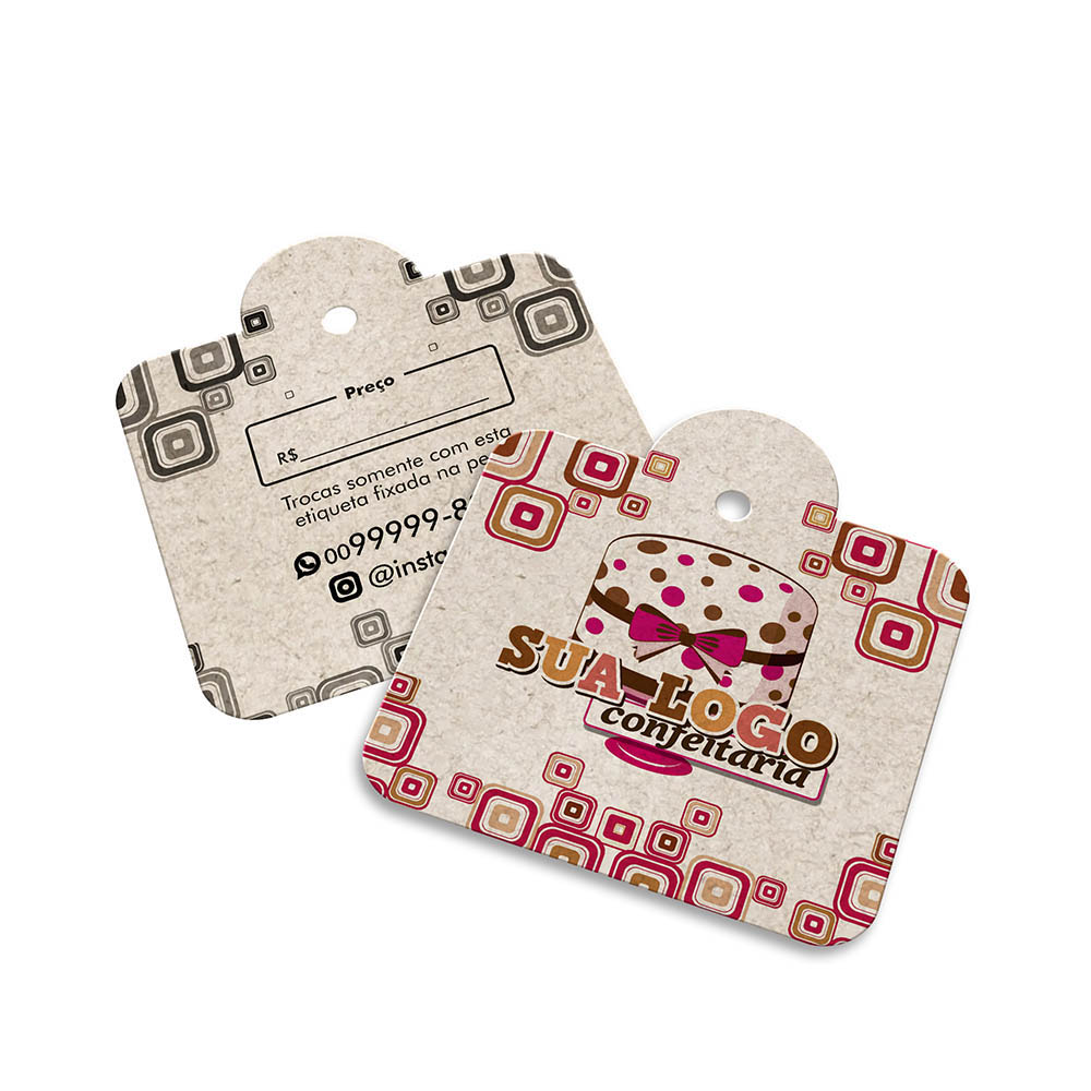 Tags Especiais Reciclato 240g Sem Laminação E Sem Verniz (45x51mm)