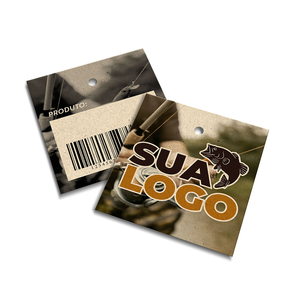 Tags Padrão Furo Reciclato 240g Sem Laminação E Sem Verniz (45x51mm)