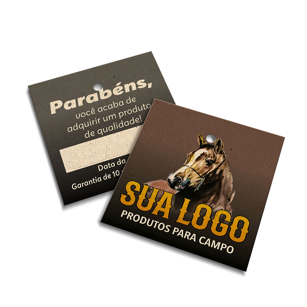 Tags Padrão Furo Reciclato 240g Sem Laminação E Sem Verniz (45x51mm)