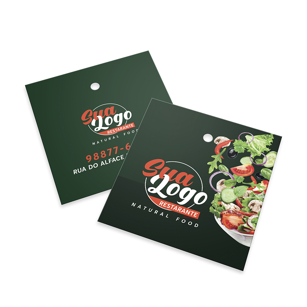 Tags Padrão Furo Couchê 300g Sem Laminação E Sem Verniz (45x51mm)