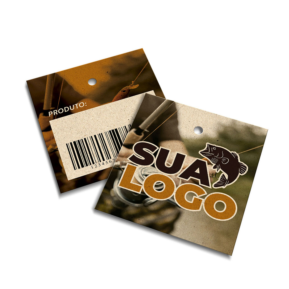 Tags Padrão Furo Reciclato 240g Sem Laminação E Sem Verniz (45x51mm)