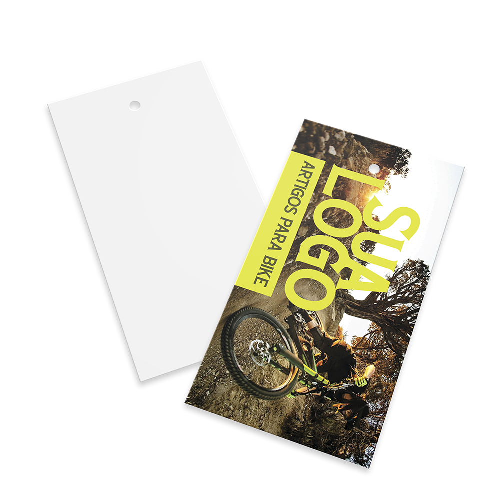 Tags Padrão Furo Couchê 300g Sem Laminação E Sem Verniz (91x51mm)