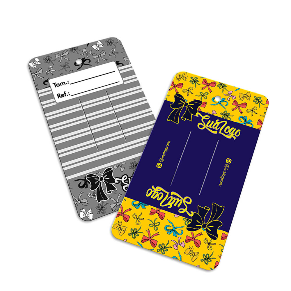 Tags Especiais Couchê 250g Sem Laminação E Sem Verniz (91x51mm)