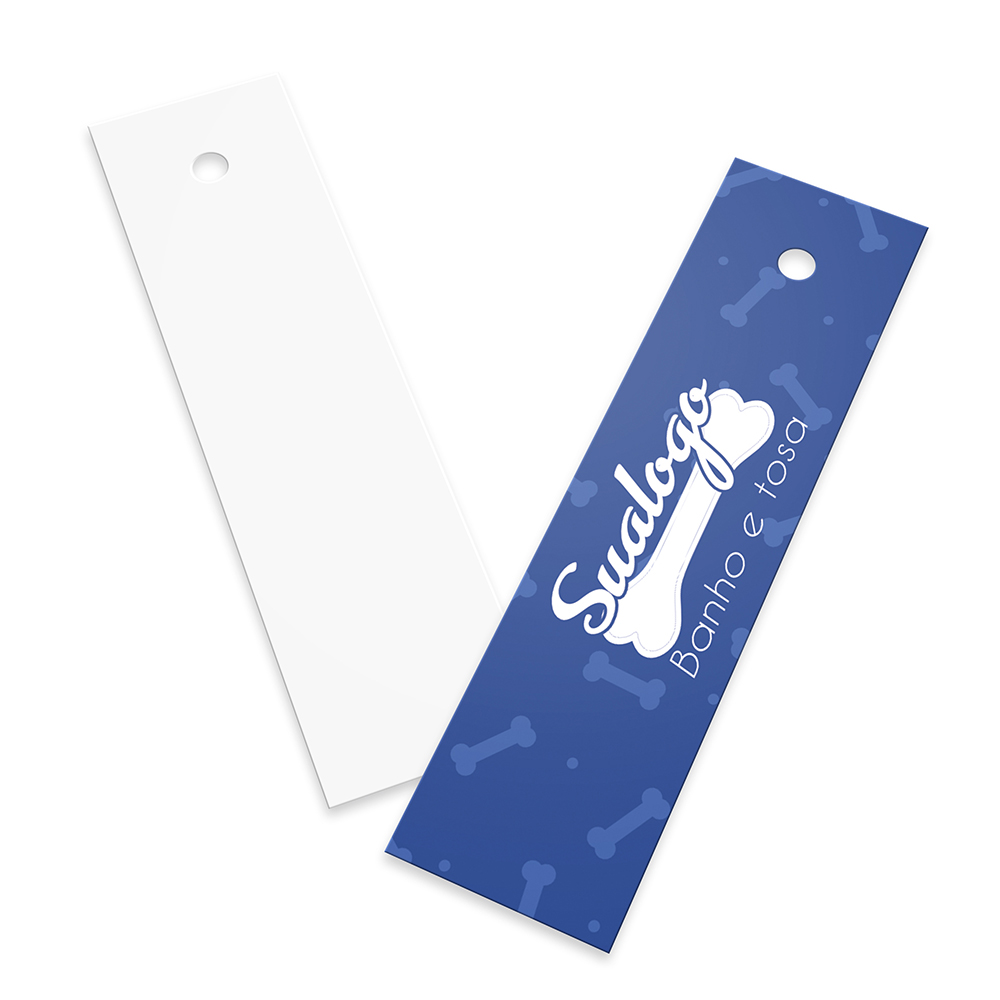 Tags Padrão Furo Couchê 250g Sem Laminação E Sem Verniz (91x25mm)
