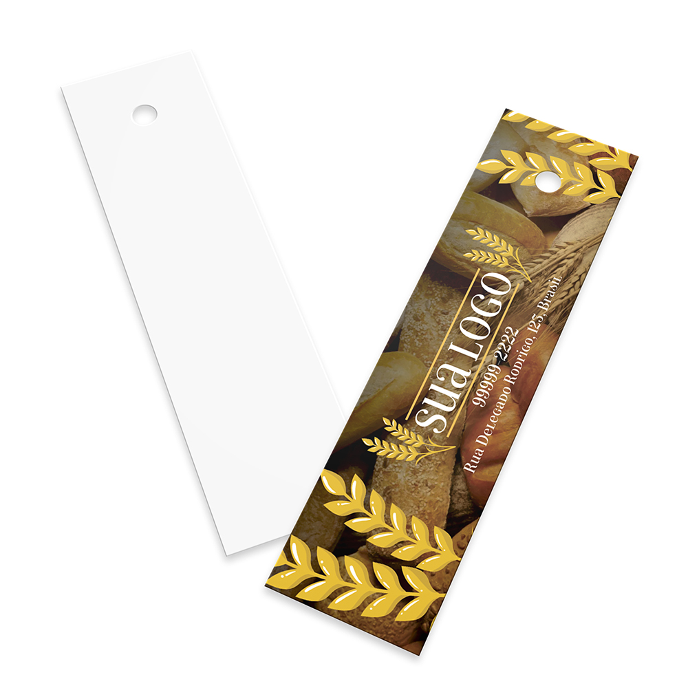 Tags Padrão Furo Couchê 250g Sem Laminação E Sem Verniz (91x25mm)