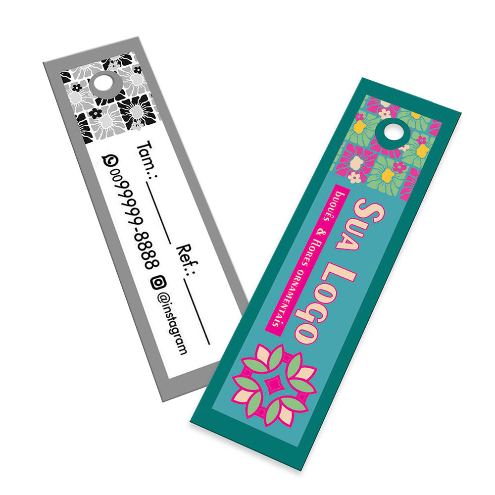Tags Especiais Couchê 250g Sem Laminação E Sem Verniz (91x25mm)