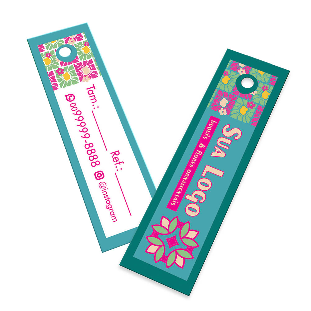 Tags Especiais Couchê 250g Sem Laminação E Sem Verniz (91x25mm)