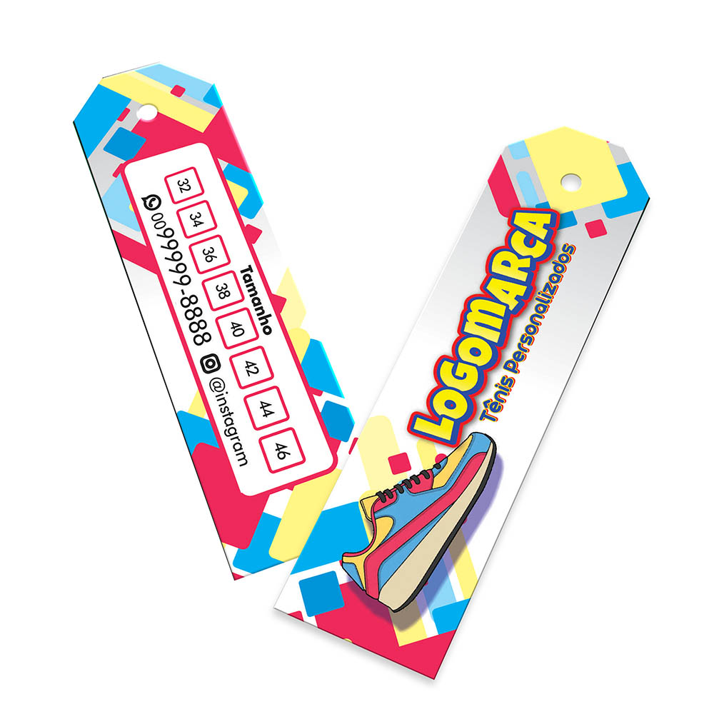 Tags Especiais Couchê 250g Sem Laminação E Sem Verniz (91x25mm)