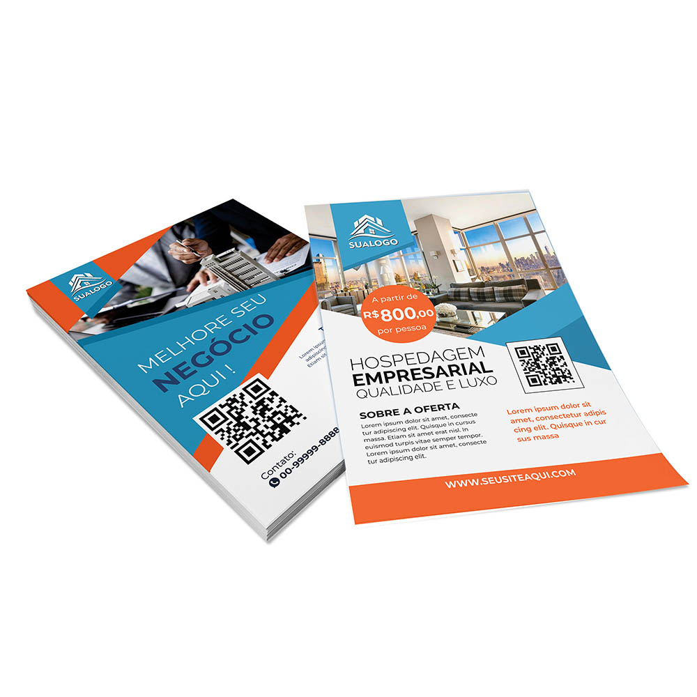 Panfletos, Flyers E Folhetos Apergaminhado 90g (150x210mm)