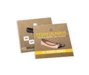 Tags Especiais Kraft 250g Sem Laminação E Sem Verniz 250g (45x51mm)