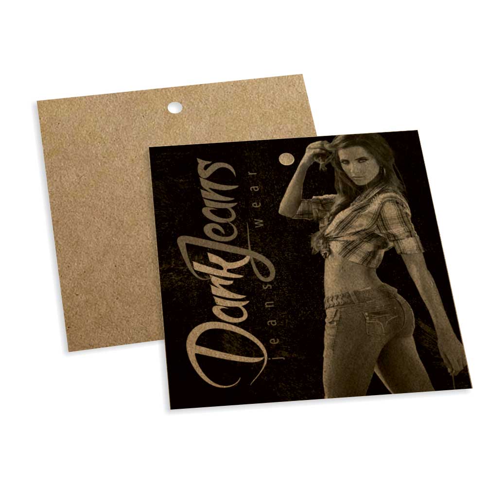 Tags Especiais Kraft 250g Sem Laminação E Sem Verniz 250g (91x102mm)