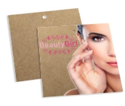 Tags Especiais Kraft 250g Sem Laminação E Sem Verniz Com Tinta Branca 250g (91x102mm)