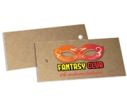 Tags Especiais Kraft 250g Sem Laminação E Sem Verniz Com Tinta Branca 250g (91x51mm)