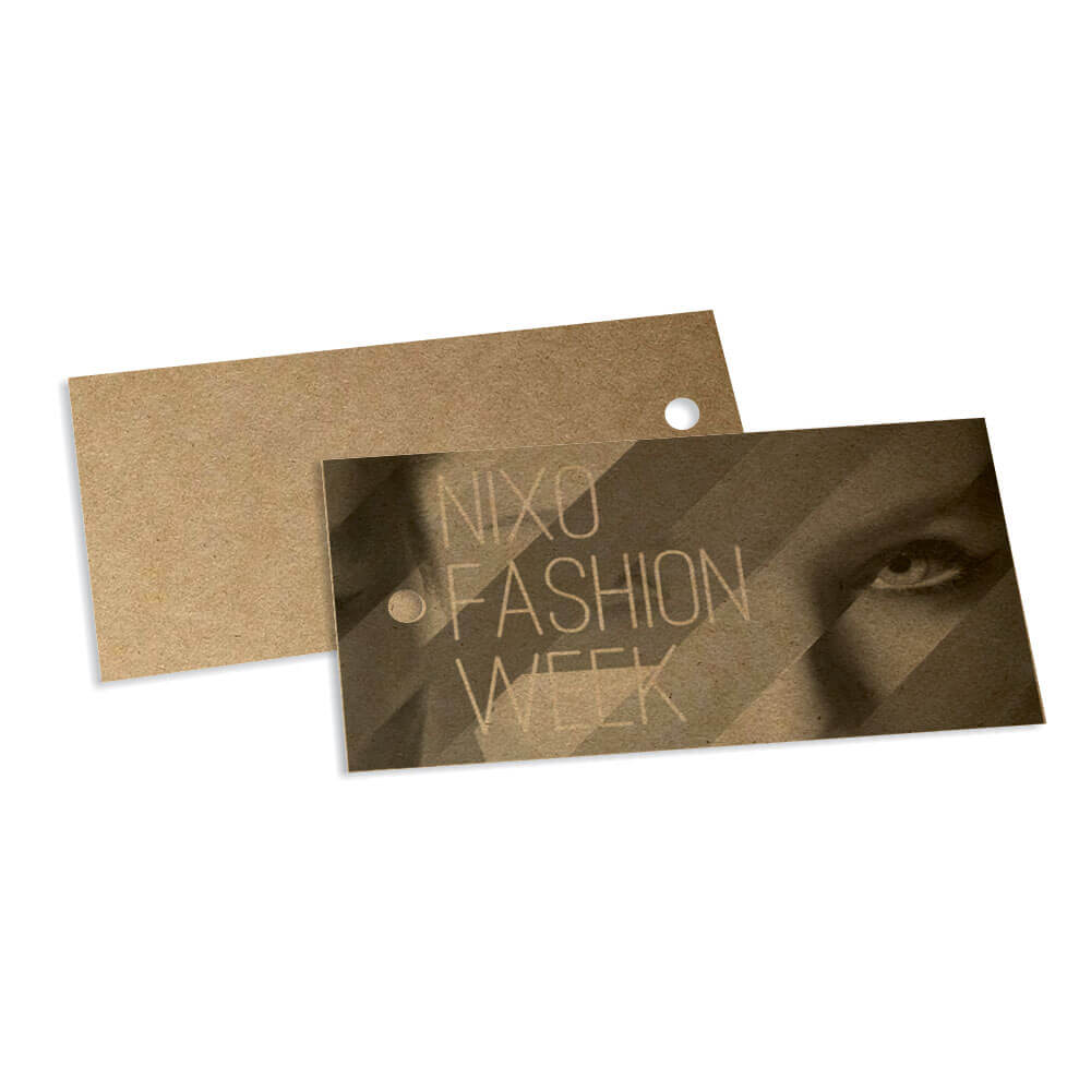 Tags Especiais Kraft 250g Sem Laminação E Sem Verniz 250g (91x51mm)