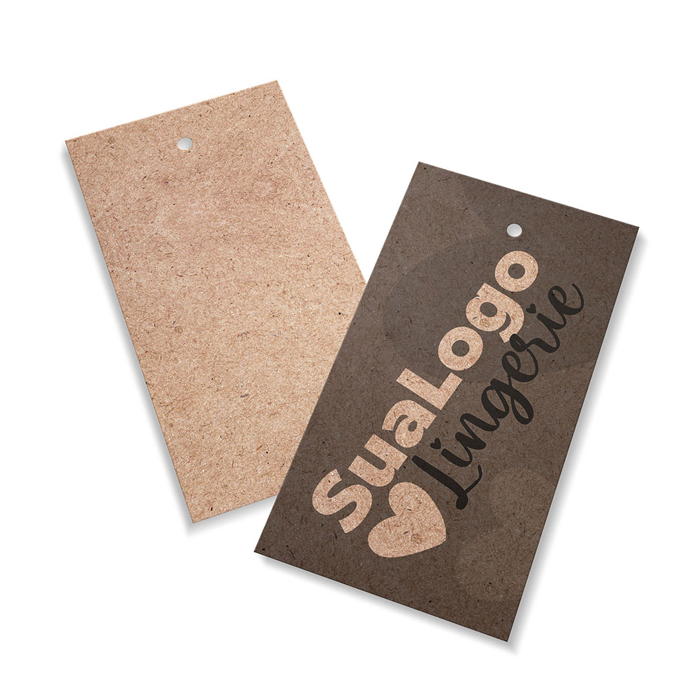 Tags Padrão Furo Kraft 250g Sem Laminação E Sem Verniz (91X51mm)