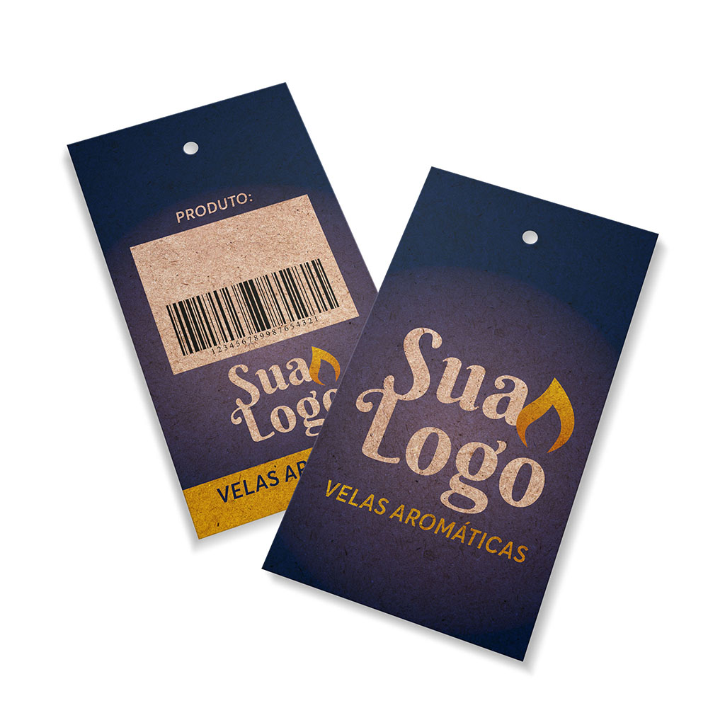 Tags Padrão Furo Kraft 250g Sem Laminação E Sem Verniz (91X51mm)