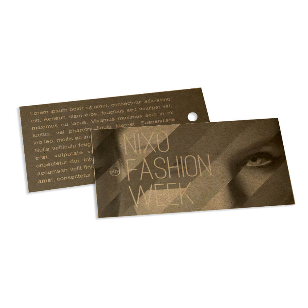 Tags Especiais Kraft 250g Sem Laminação E Sem Verniz 250g (91x51mm)