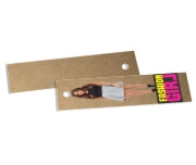 Tags Especiais Kraft 250g Sem Laminação E Sem Verniz Com Tinta Branca 250g (91x25mm)