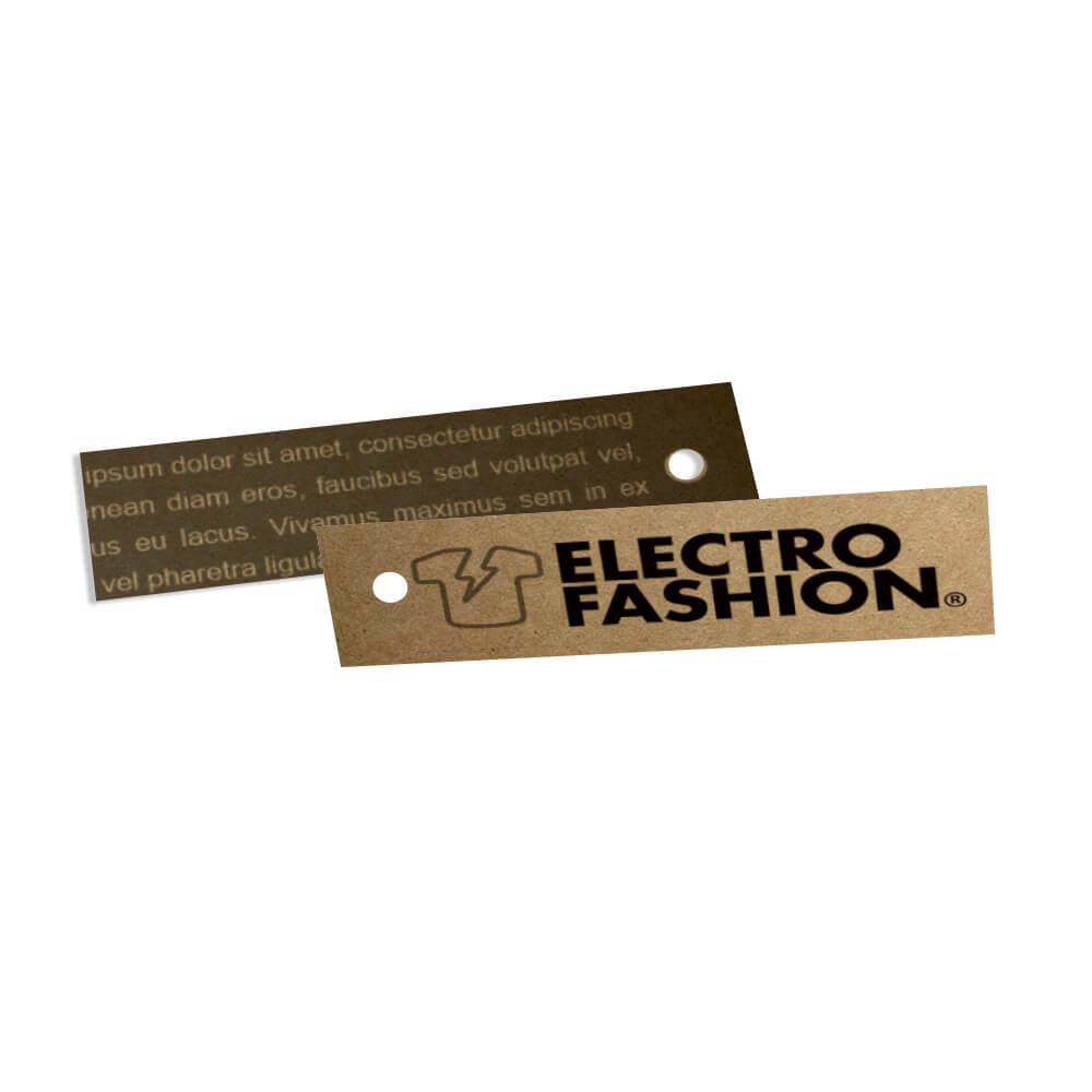 Tags Especiais Kraft 250g Sem Laminação E Sem Verniz 250g (91x25mm)