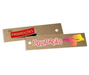 Tags Especiais Kraft 250g Sem Laminação E Sem Verniz 250g (91x25mm)