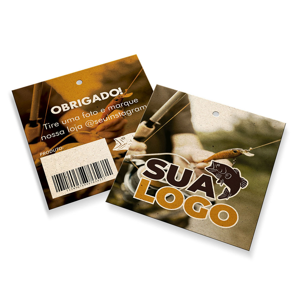 Tags Padrão Furo Reciclato 240g Sem Laminação E Sem Verniz (91x102mm)