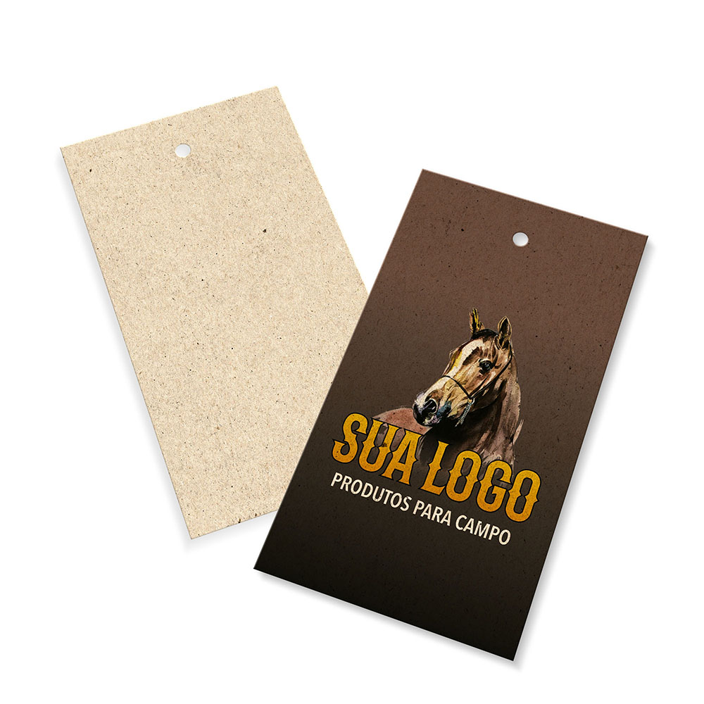 Tags Padrão Furo Reciclato 240g Sem Laminação E Sem Verniz (91x51mm)