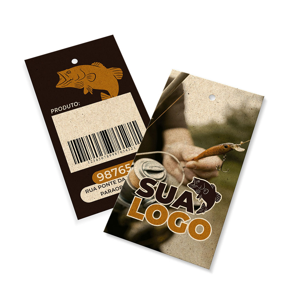 Tags Padrão Furo Reciclato 240g Sem Laminação E Sem Verniz (91x51mm)