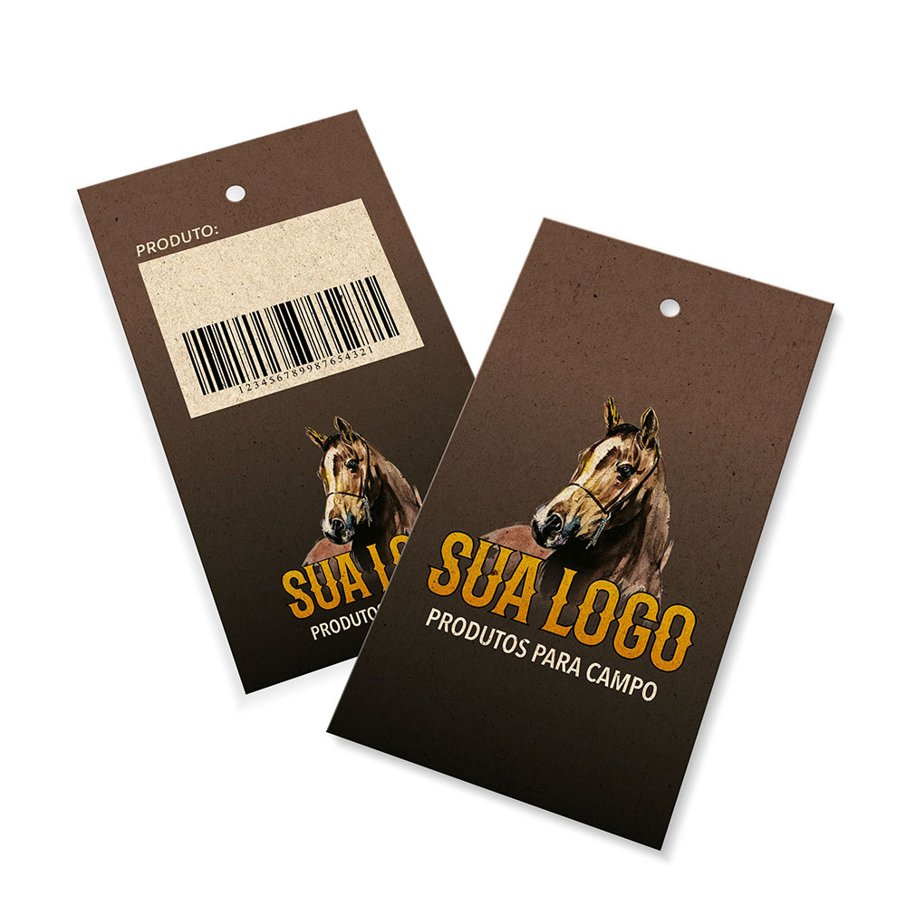 Tags Padrão Furo Reciclato 240g Sem Laminação E Sem Verniz (91x51mm)