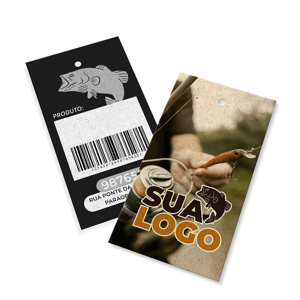 Tags Padrão Furo Reciclato 240g Sem Laminação E Sem Verniz (91x51mm)