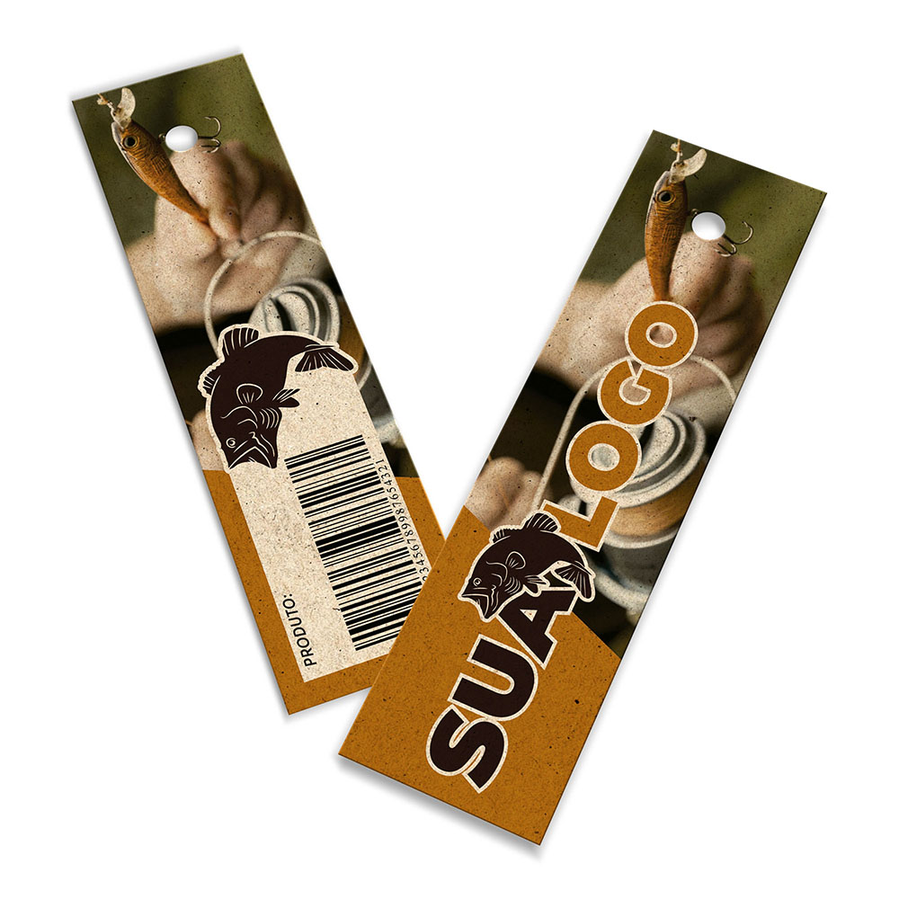 Tags Padrão Furo Reciclato 240g Sem Laminação E Sem Verniz (91x25mm)