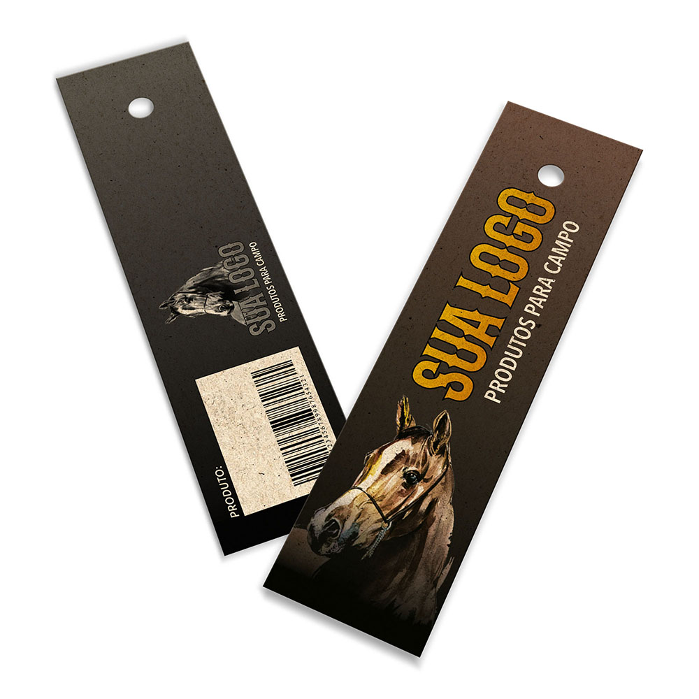 Tags Padrão Furo Reciclato 240g Sem Laminação E Sem Verniz (91x25mm)