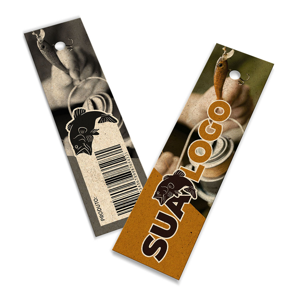 Tags Padrão Furo Reciclato 240g Sem Laminação E Sem Verniz (91x25mm)