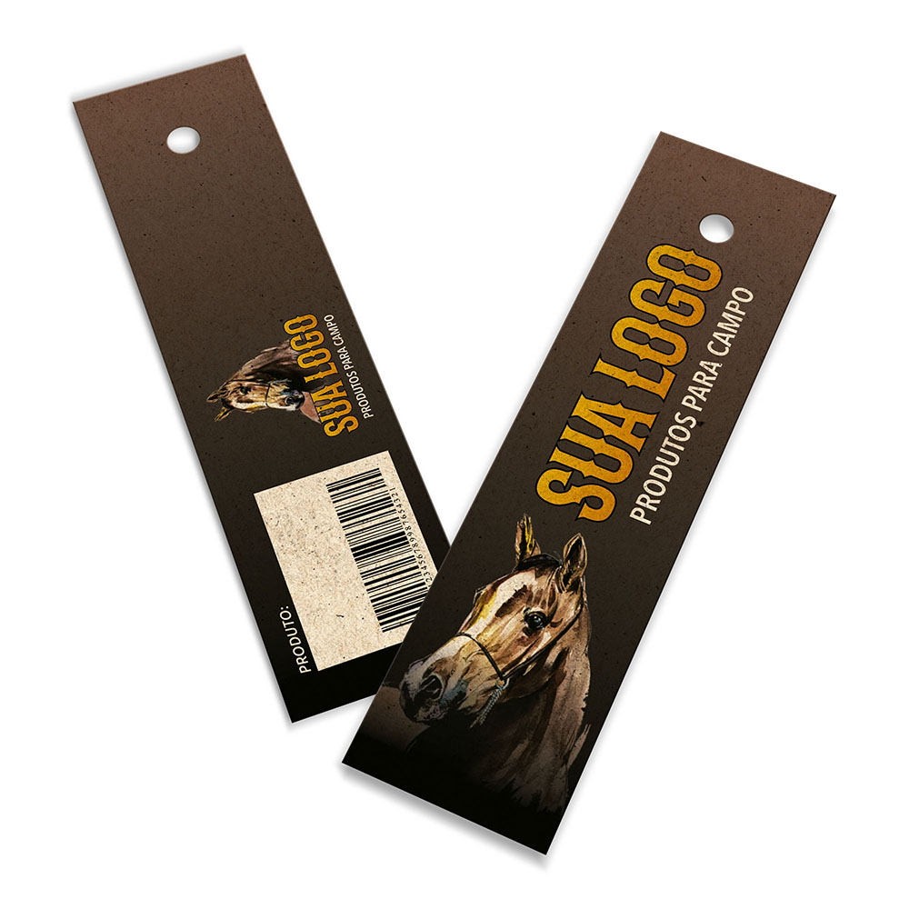 Tags Padrão Furo Reciclato 240g Sem Laminação E Sem Verniz (91x25mm)