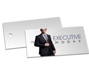 Tags Especiais Couchê 300g Verniz Localizado e Laminação Fosca Frente (91x51mm)