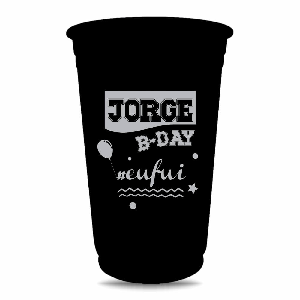 Copo Descartável de 700ml Fosco e Impressão Silk