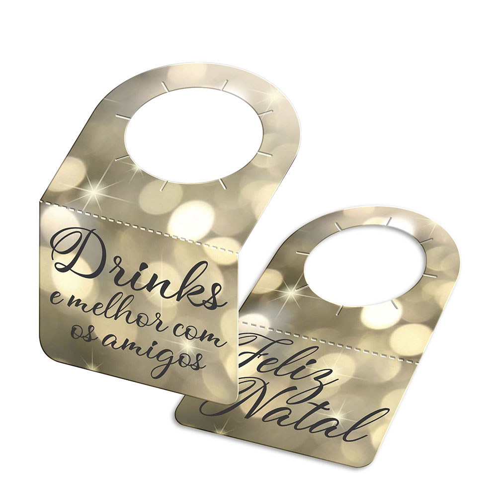 Tags Para Garrafa Couchê 250g Sem Laminação E Sem Verniz (91x102mm)