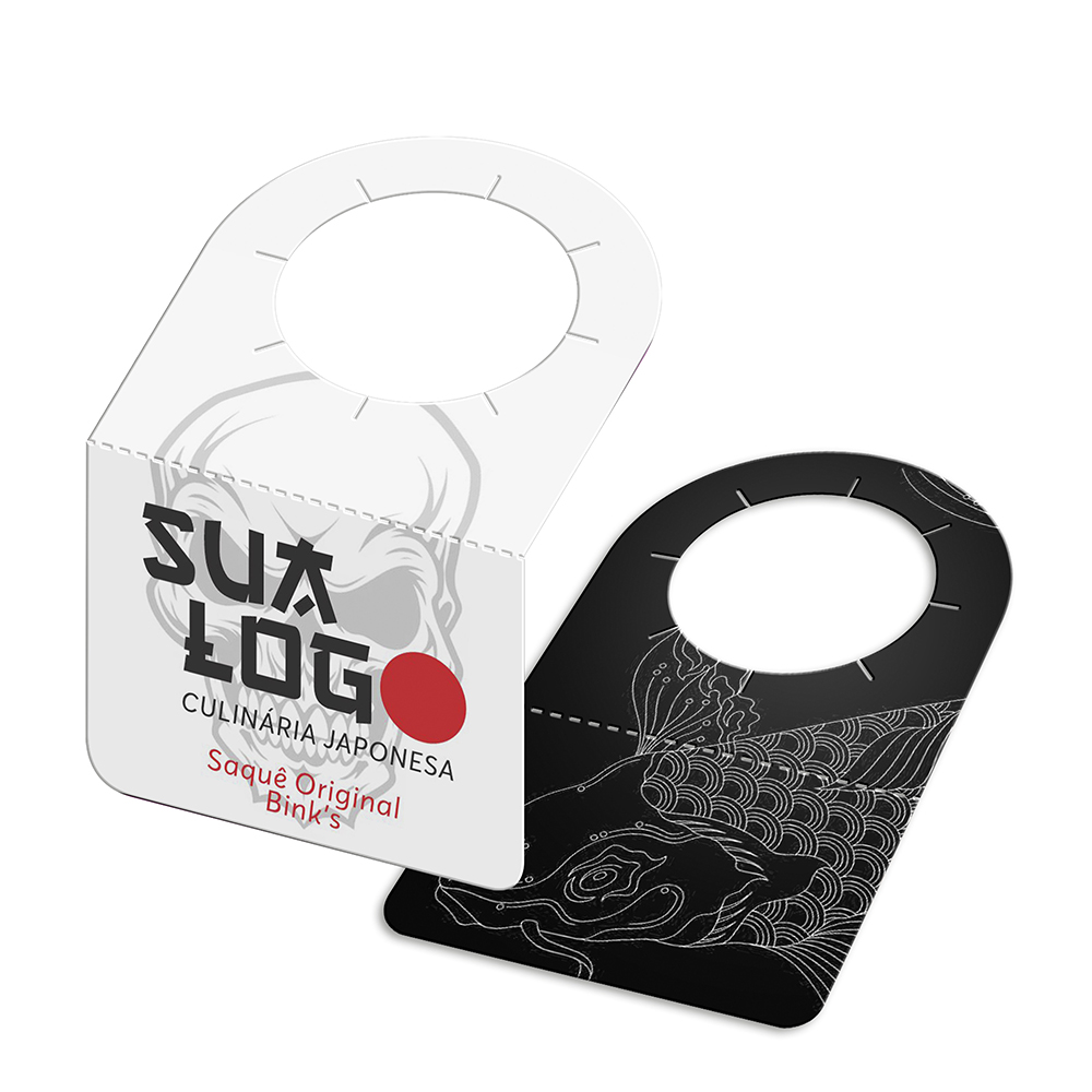 Tags Para Garrafa Couchê 250g Sem Laminação E Sem Verniz (91x102mm)