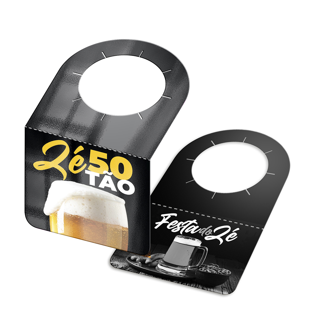 Tags Para Garrafa Couchê 250g Verniz Uv Total Frente (91x102mm)