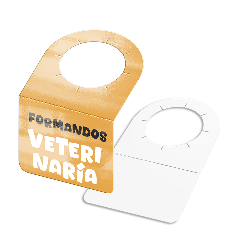 Tags Para Garrafa Couchê 250g Verniz Uv Total Frente (91x102mm)