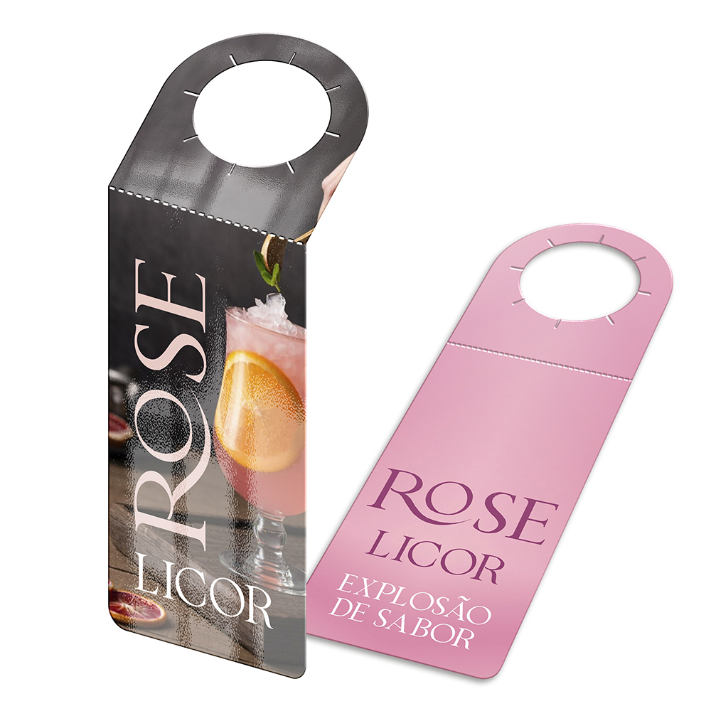 Tags Para Garrafa Couchê 250g Verniz Uv Total Frente (91x204mm)