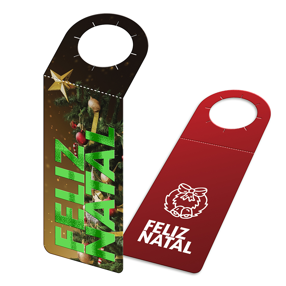 Tags Para Garrafa Couchê 300g Laminação Fosca Frente e Verso E Hotstamping Frente (91x204mm)