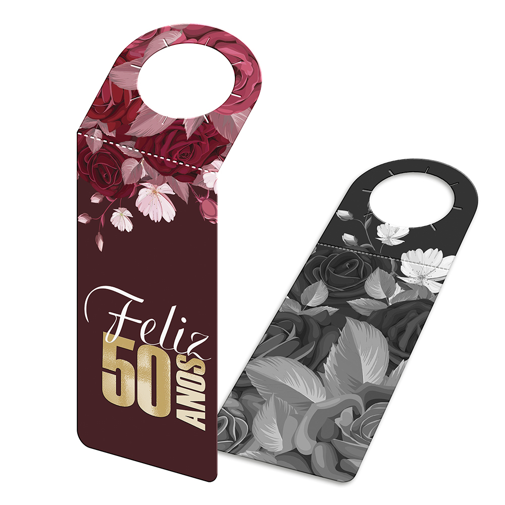 Tags Para Garrafa Couchê 300g Laminação Fosca Verniz Localizado Frente (91x204mm)