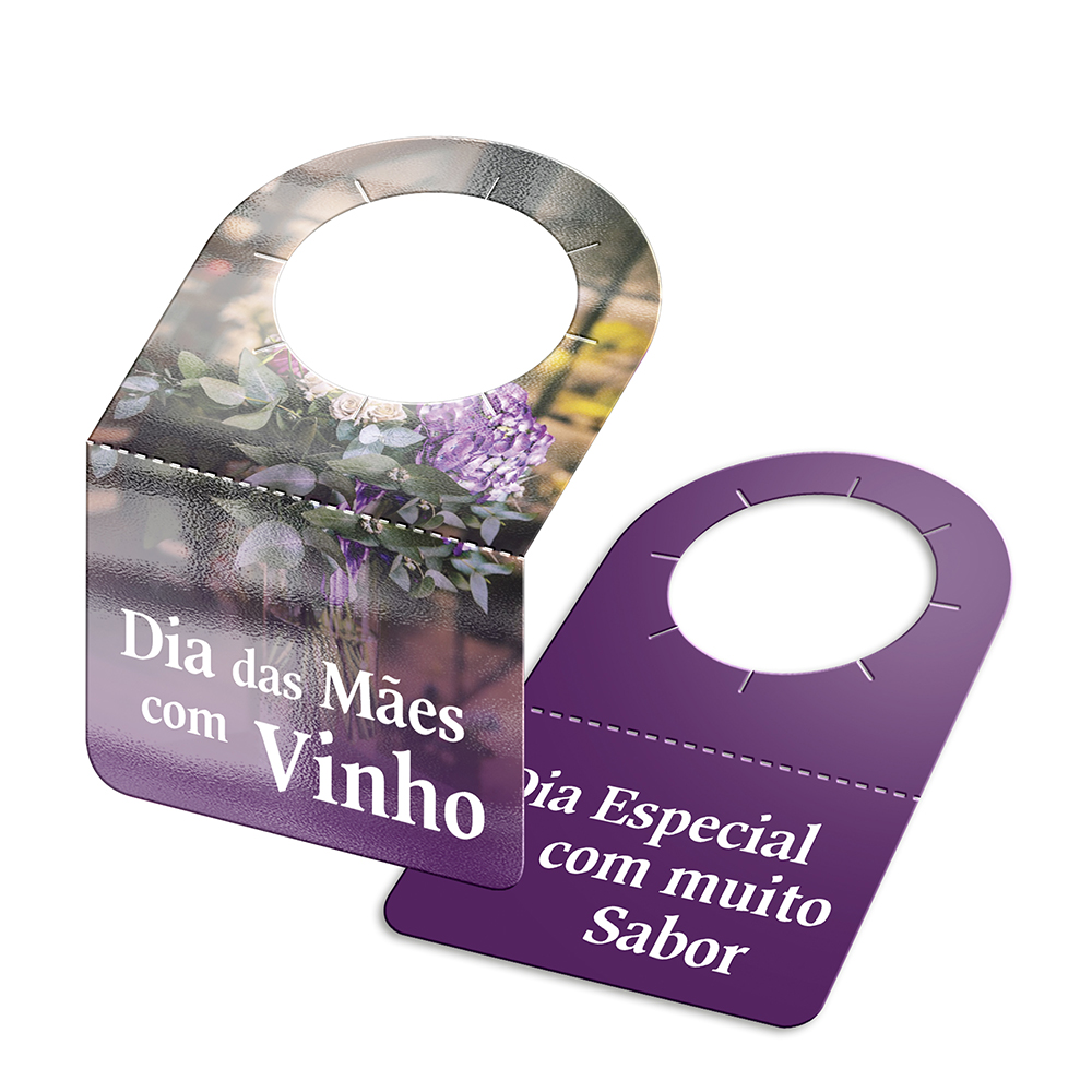 Tags Para Garrafa Couchê 300g Verniz Uv Total Frente (91x102mm)