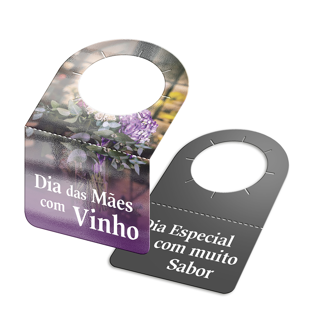 Tags Para Garrafa Couchê 300g Verniz Uv Total Frente (91x102mm)