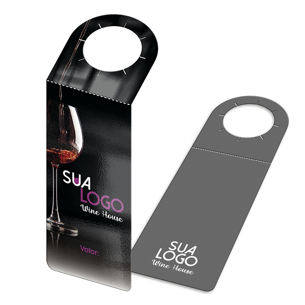 Tags Para Garrafa Couchê 300g Verniz Uv Total Frente (91x204mm)