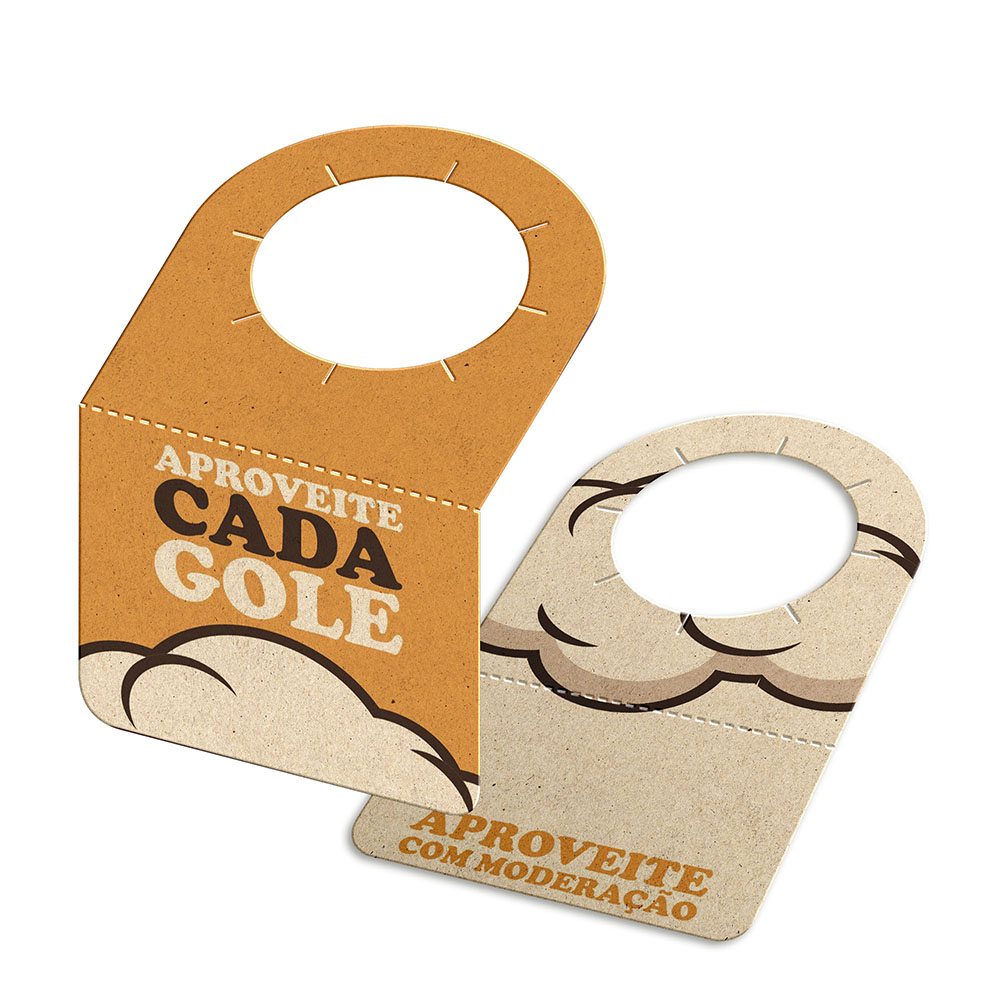 Tags Para Garrafa Reciclato 240g Sem Laminação E Sem Verniz (91x102mm)