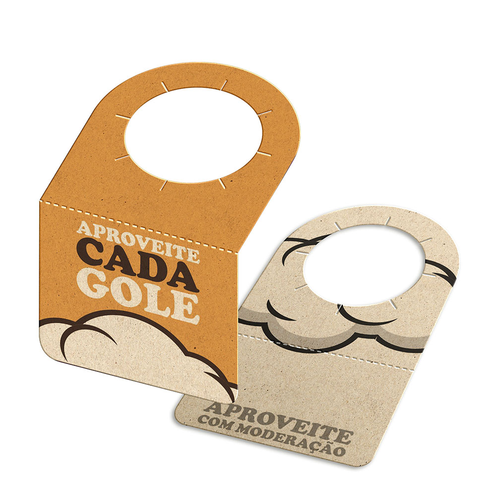 Tags Para Garrafa Reciclato 240g Sem Laminação E Sem Verniz (91x102mm)