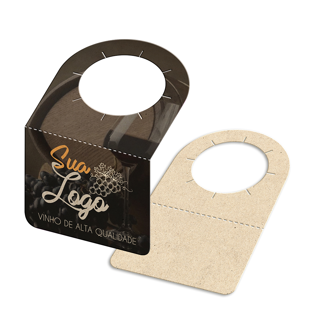 Tags Para Garrafa Reciclato 240g Sem Laminação E Sem Verniz (91x102mm)
