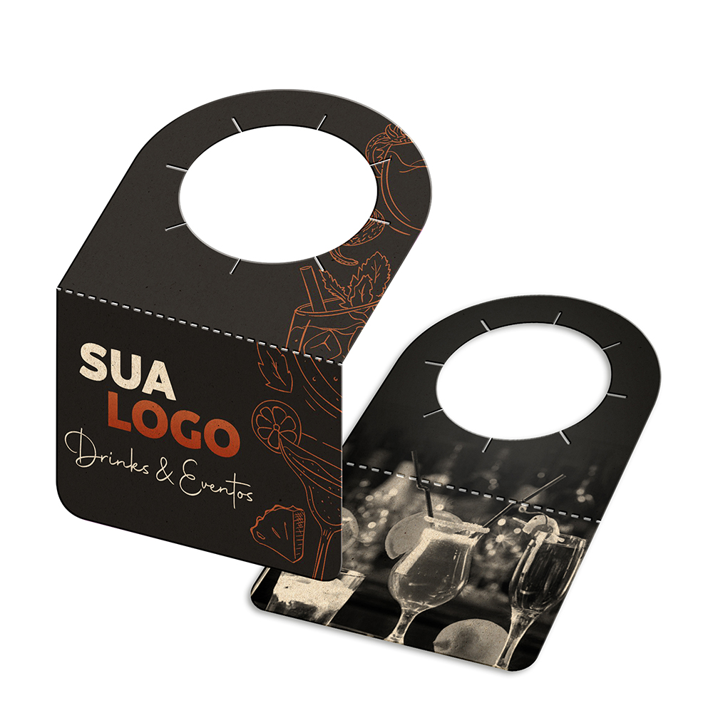 Tags Para Garrafa Reciclato 240g Sem Laminação E Sem Verniz (91x102mm)